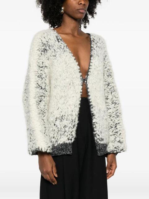 KHAITE Jack cardigan - White