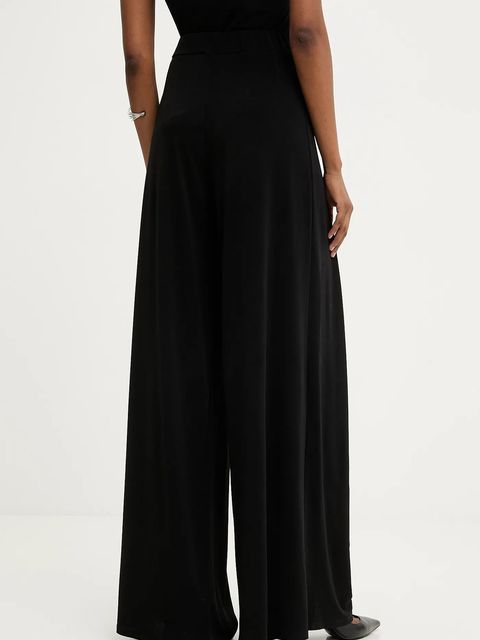 Answear.LAB spodnie damskie kolor czarny szerokie high waist