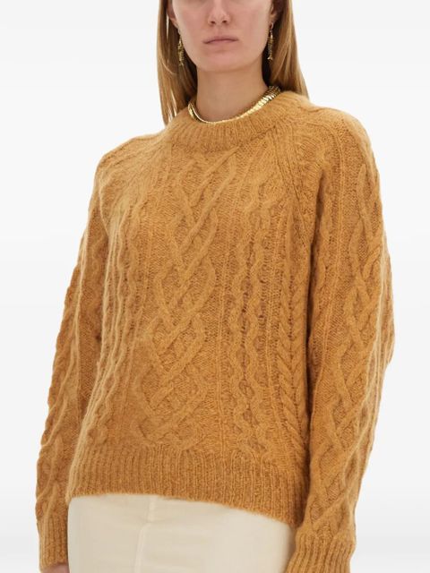 MARANT ÉTOILE Elka cable-knit sweater - Neutrals