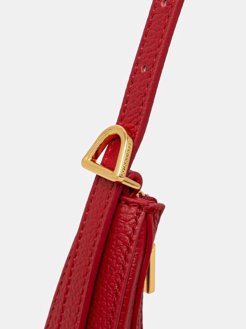 Coccinelle torebka skórzana kolor czerwony E5 PIP 53 01 01