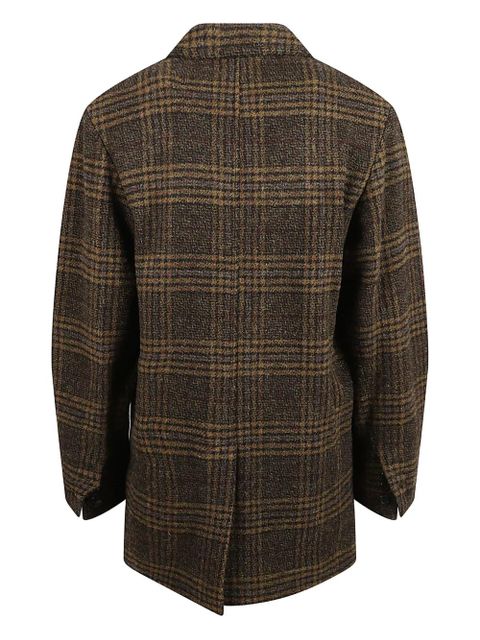 ISABEL MARANT Gesina checked single-button blazer - Green - zdjęcie produktu nr 2