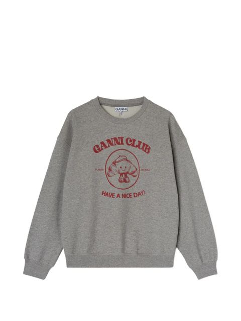 GANNI Club sweatshirt - Grey - zdjęcie produktu nr 1