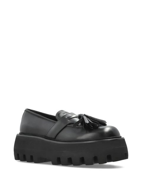 Alexander McQueen tassel platform loafers - Black
