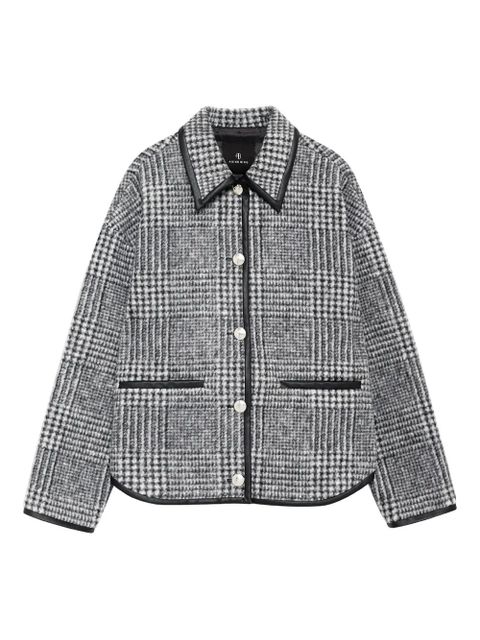 ANINE BING check-pattern jacket - Black - zdjęcie produktu nr 1