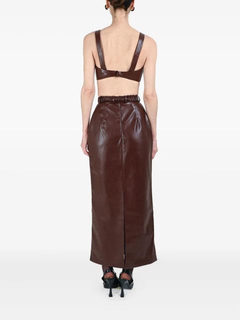 Rowen Rose belted skirt - Brown - zdjęcie produktu nr 2