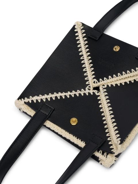 Nanushka small The Origami tote bag - Black