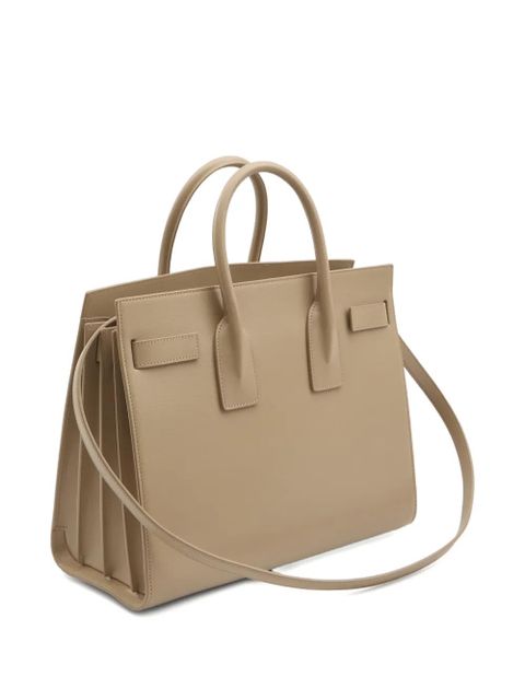 Saint Laurent Sac De Jour embossed handles small tote bag - Neutrals