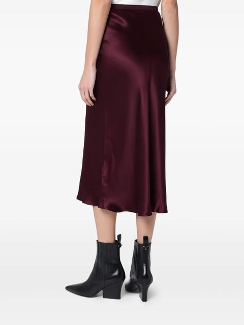 ANINE BING silk skirt - Red