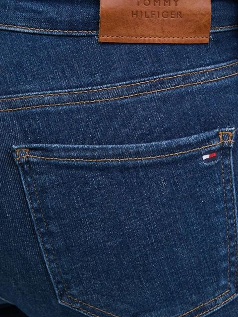 Tommy Hilfiger jeansy damskie kolor granatowy WW0WW43727