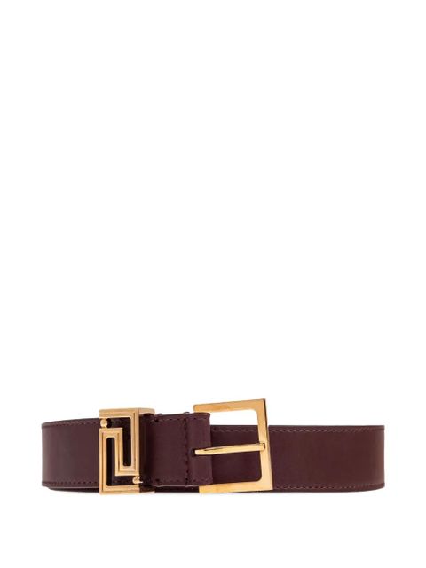 Versace Greca Goddess leather belt - Red - zdjęcie produktu nr 1