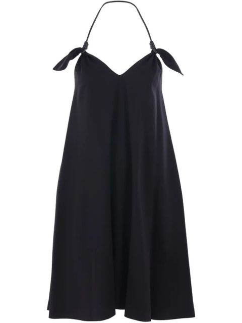 LOEWE knot-detailing midi dress - Black - zdjęcie produktu nr 1