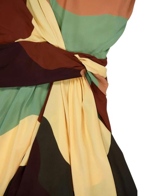 Johanna Ortiz Essence wrap dress - Neutrals