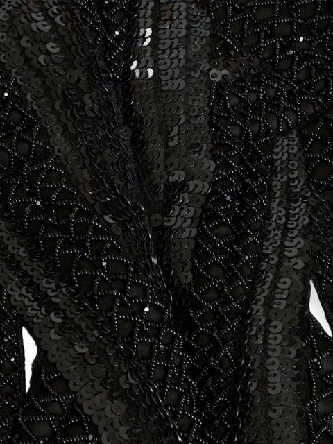 ETRO sequinned butterfly vest - Black