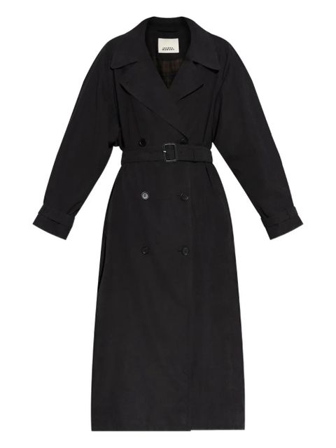 ISABEL MARANT Elea double-breasted trench coat - Black - zdjęcie produktu nr 1