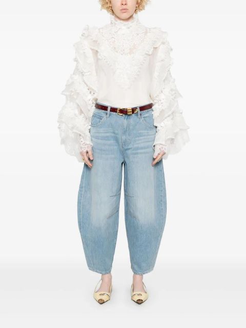 ZIMMERMANN Crush Heart blouse - White