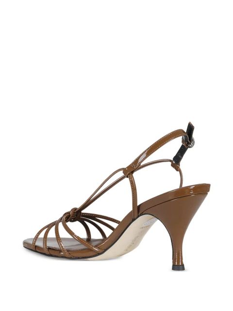 Aeyde knotted strap pumps - Brown