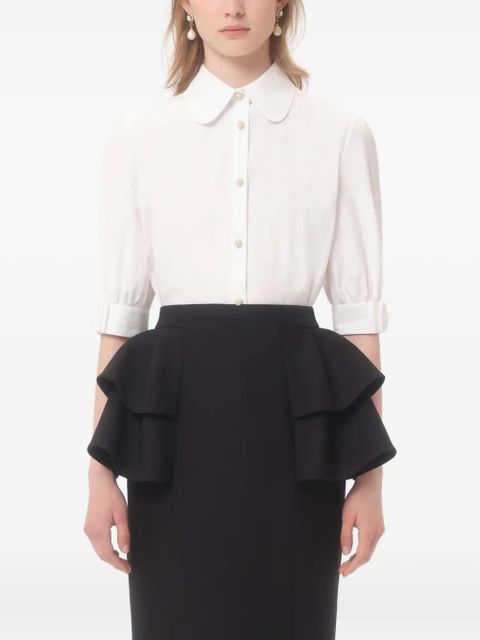 Valentino Garavani puffed sleeve button-up shirt - White - zdjęcie produktu nr 2