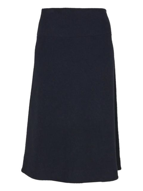 Jil Sander zip-fastening midi skirt - Blue - zdjęcie produktu nr 2