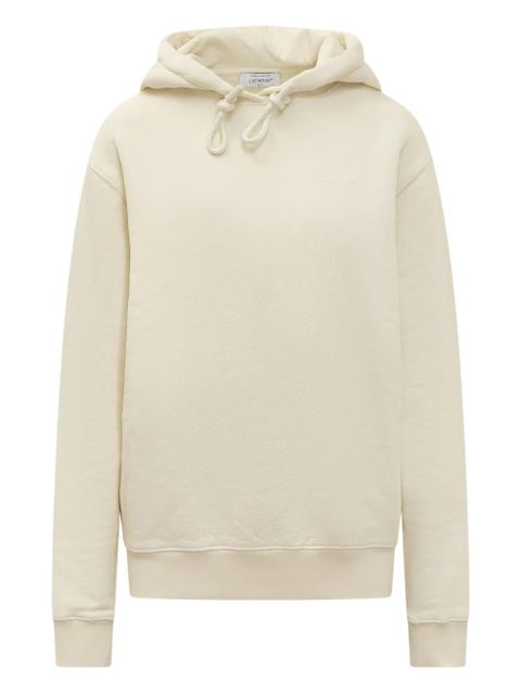Off-White cotton hoodie - Neutrals - zdjęcie produktu nr 1