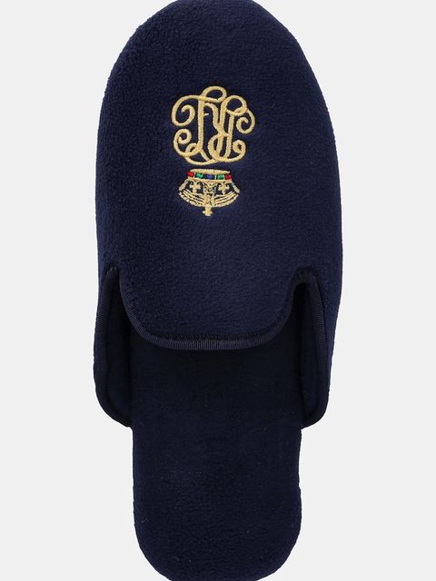 Lauren Ralph Lauren kapcie kolor granatowy ILN02474F