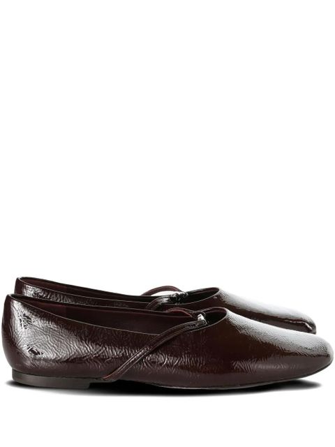 Tory Burch leather ballet flats - Brown - zdjęcie produktu nr 1