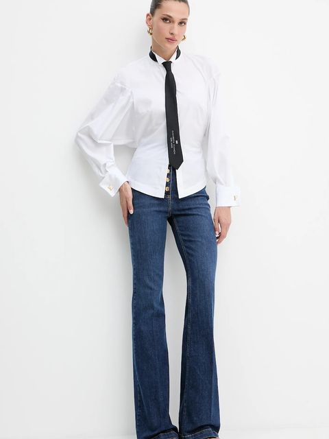 Elisabetta Franchi jeansy damskie high waist PJ03D56E2 - zdjęcie produktu nr 2