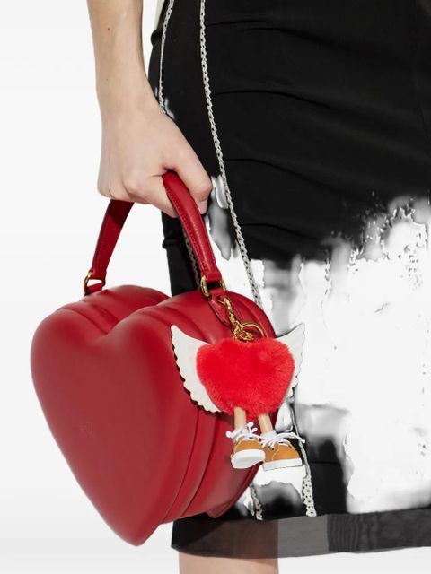 Moschino heart wings keyring - Red