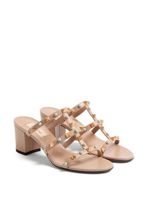 Valentino Garavani 60mm Rockstud embellished sandals - Pink