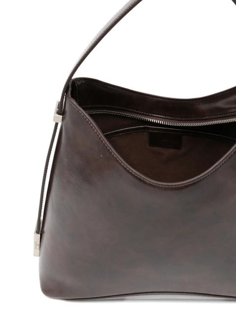 Osoi slouch leather shoulder bag - Brown