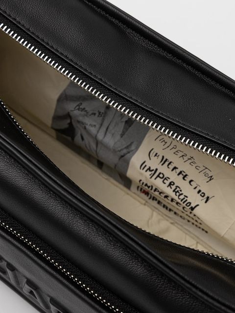 Patrizia Pepe torebka skórzana kolor czarny 2B0148 L113