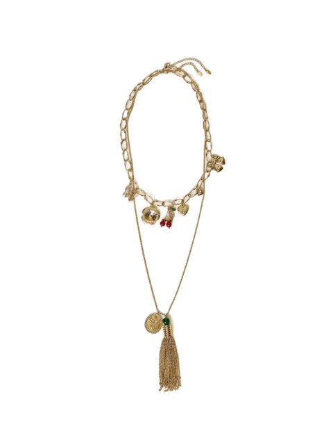 TWINSET flower-charm brass necklace - Gold - zdjęcie produktu nr 1