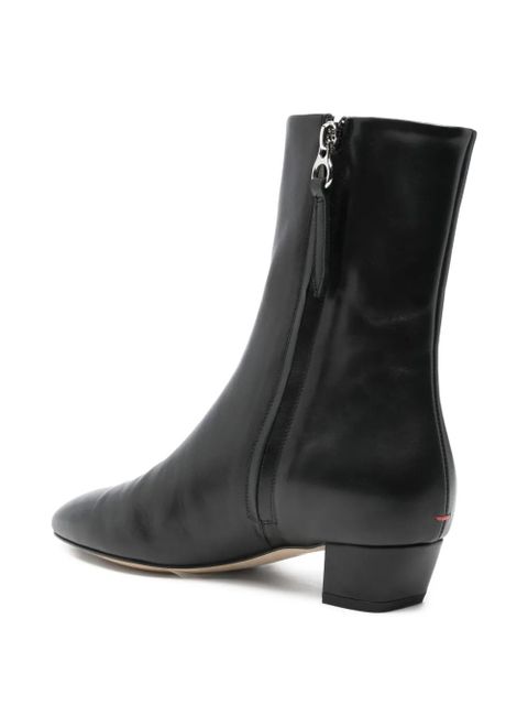 Aeyde 35mm Yasmin leather boots - Black