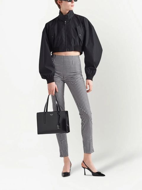 Prada gingham-check trousers - Black - zdjęcie produktu nr 2
