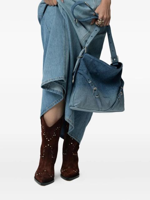 Paris Texas 60mm Janice suede studded boots - Brown