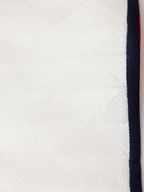 Prada logo-jacquard scarf - Neutrals