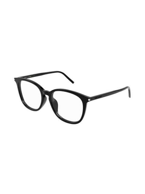 Saint Laurent Eyewear round-frame glasses - Black - zdjęcie produktu nr 2