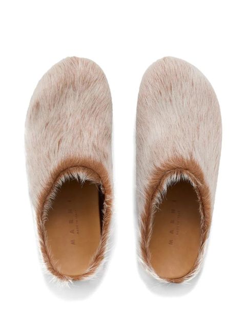 Marni Fussbett mules - Brown