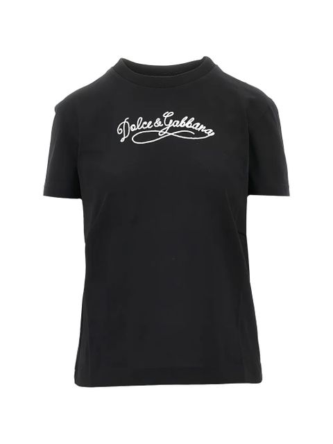 Dolce & Gabbana embroidered T-shirt - Black - zdjęcie produktu nr 1