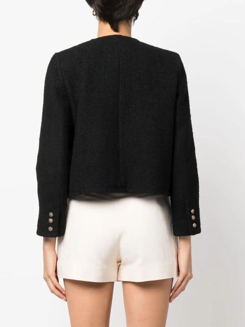 Ba&Sh Meredith tweed jacket - Black