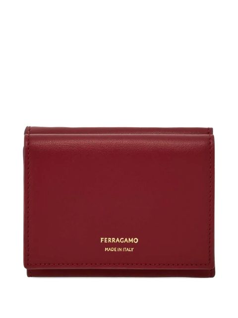 Ferragamo two-tone tri-fold wallet - Red - zdjęcie produktu nr 1