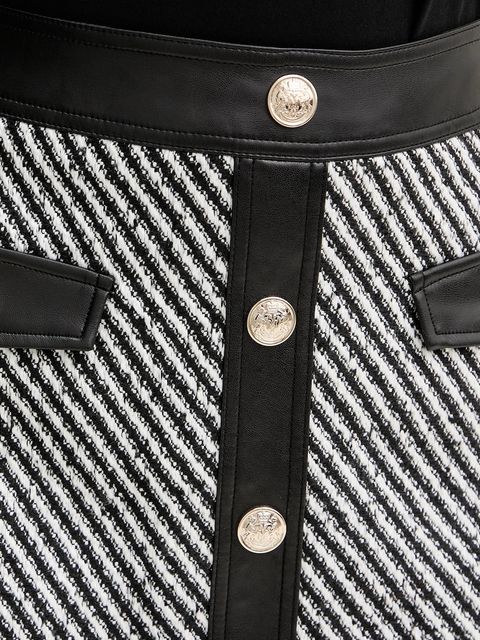 Morgan spódnica kolor czarny mini prosta JEGGO