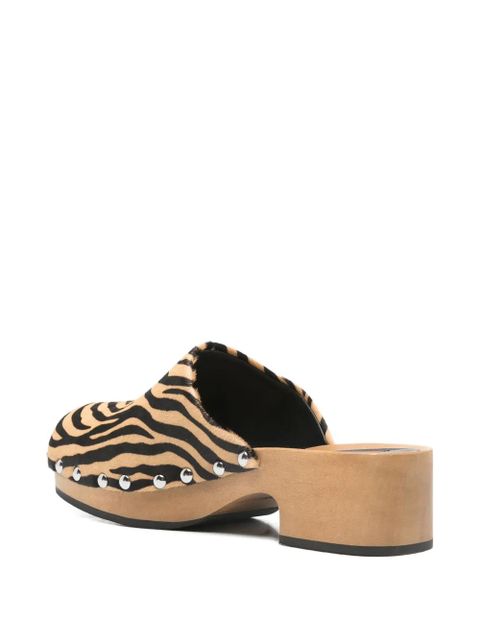 Simon Miller Rio zebra-pattern clogs - Neutrals - zdjęcie produktu nr 2