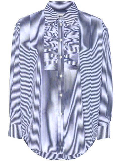 SANDRO Noeud shirt - Blue