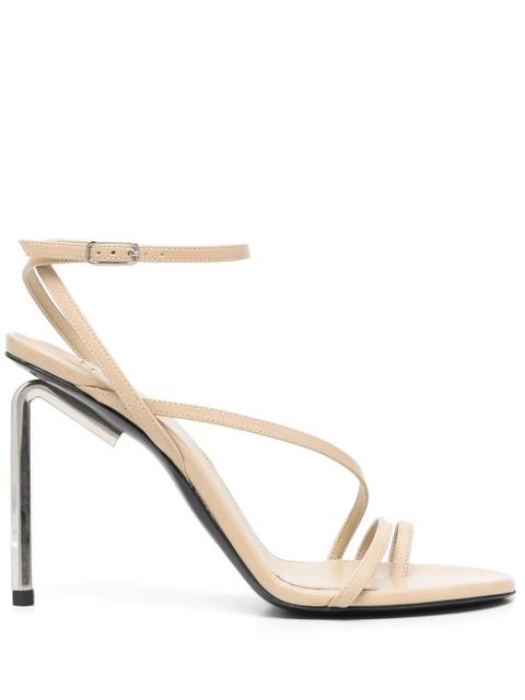 Off-White open-toe strap-detail sandals - Neutrals - zdjęcie produktu nr 1