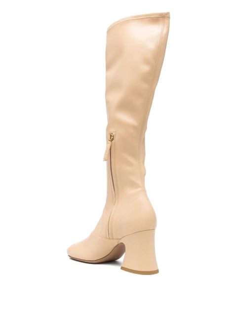 Chloé knee-high block-heel boots - Neutrals