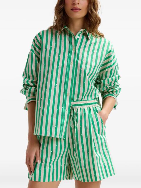 Essentiel Antwerp Jelief striped shirt - Green