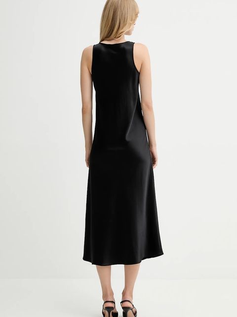 Marella sukienka Emme by Marella kolor czarny maxi prosta 2525226021200