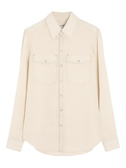 LEMAIRE chest-pocket long-sleeve shirt - Neutrals - zdjęcie produktu nr 1