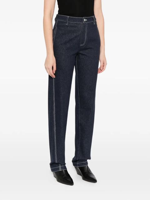 Max Mara denim tapered pants - Blue