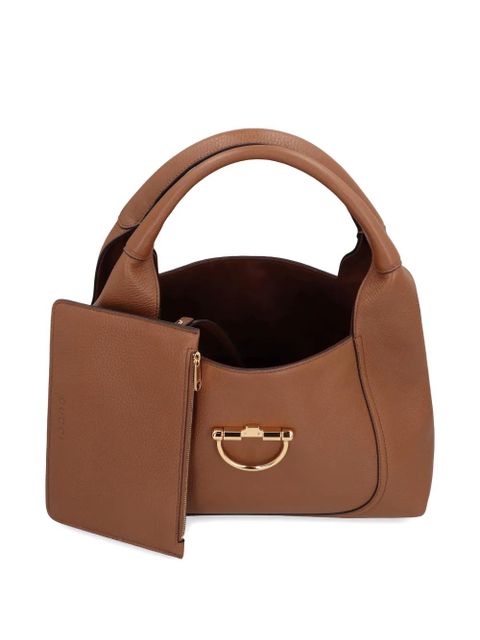 Gucci Softbit horsebit-detail tote bag - Brown